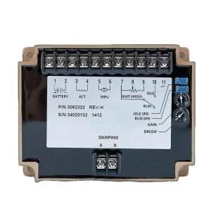 Cummins 3062322 High-Power Electronic Speed Governor (Max 8A) for KTA19/KTA38/KTA50/QSK60