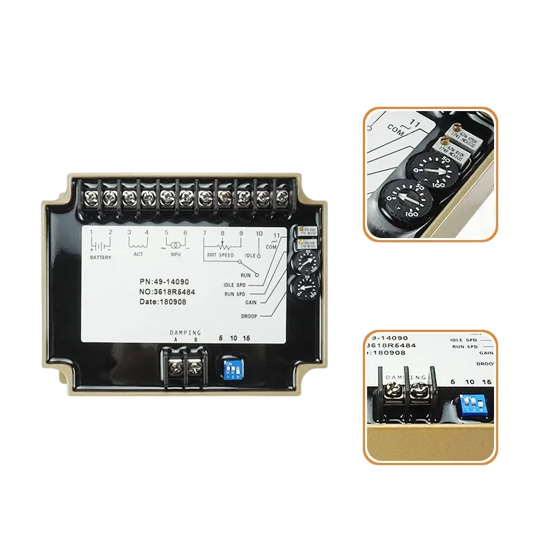 Cummins 4914090 Electronic Speed Governor with Soft-Start (0–30s, NC) for ≤350kW Gensets - Image 2