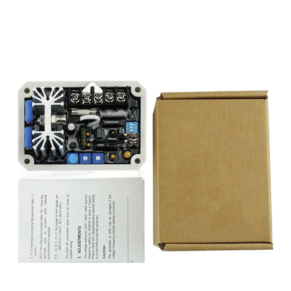 KUTAI EA05A Universal 5A AVR ±0.5% DIP-Switch Programmable for Brushless Generator