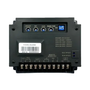 KUTAI EG2000 Electronic Speed Governor (600–9500Hz, 0.5–15A) for Diesel/Gas Engines