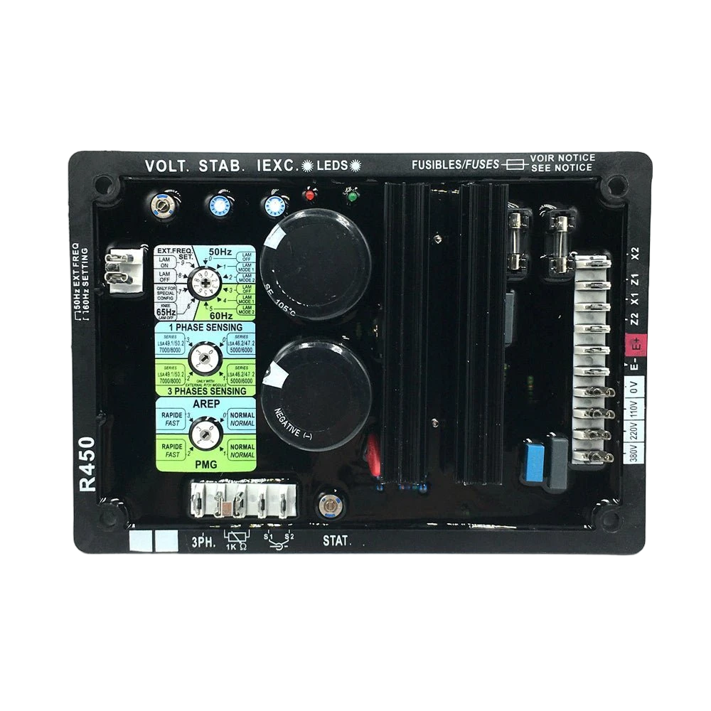 Leroy Somer R450 AVR Automatic Voltage Regulator ±0.5% 6A for Generator Alternator