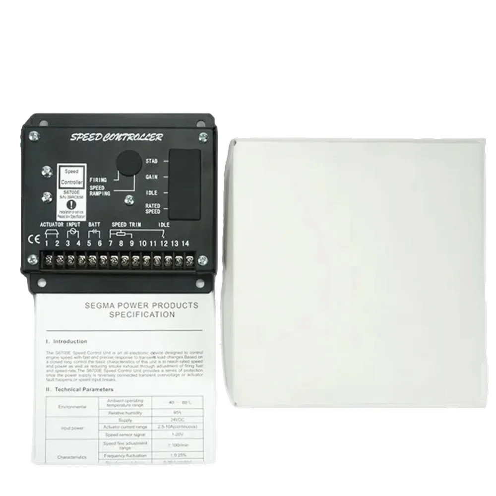 GAC S6700H Enhanced Speed Governor (24V, 2.5–10A) with Overspeed, Paralleling & Self-Diagnostics - Image 3